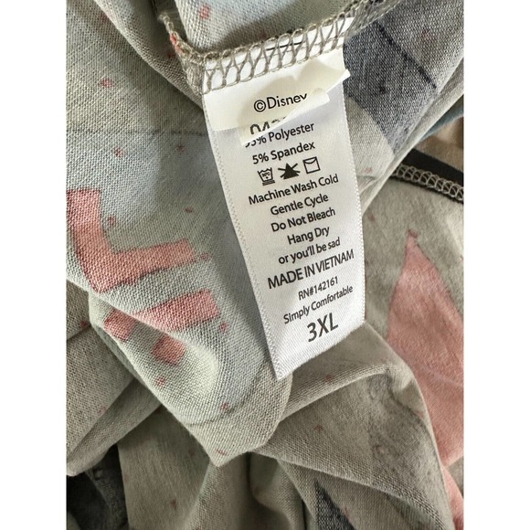 Lularoe Disney Carly Dress Mickey Mouse Aztec Print Stretch Hi-Lo Plus Size 3XL - Picture 7 of 8